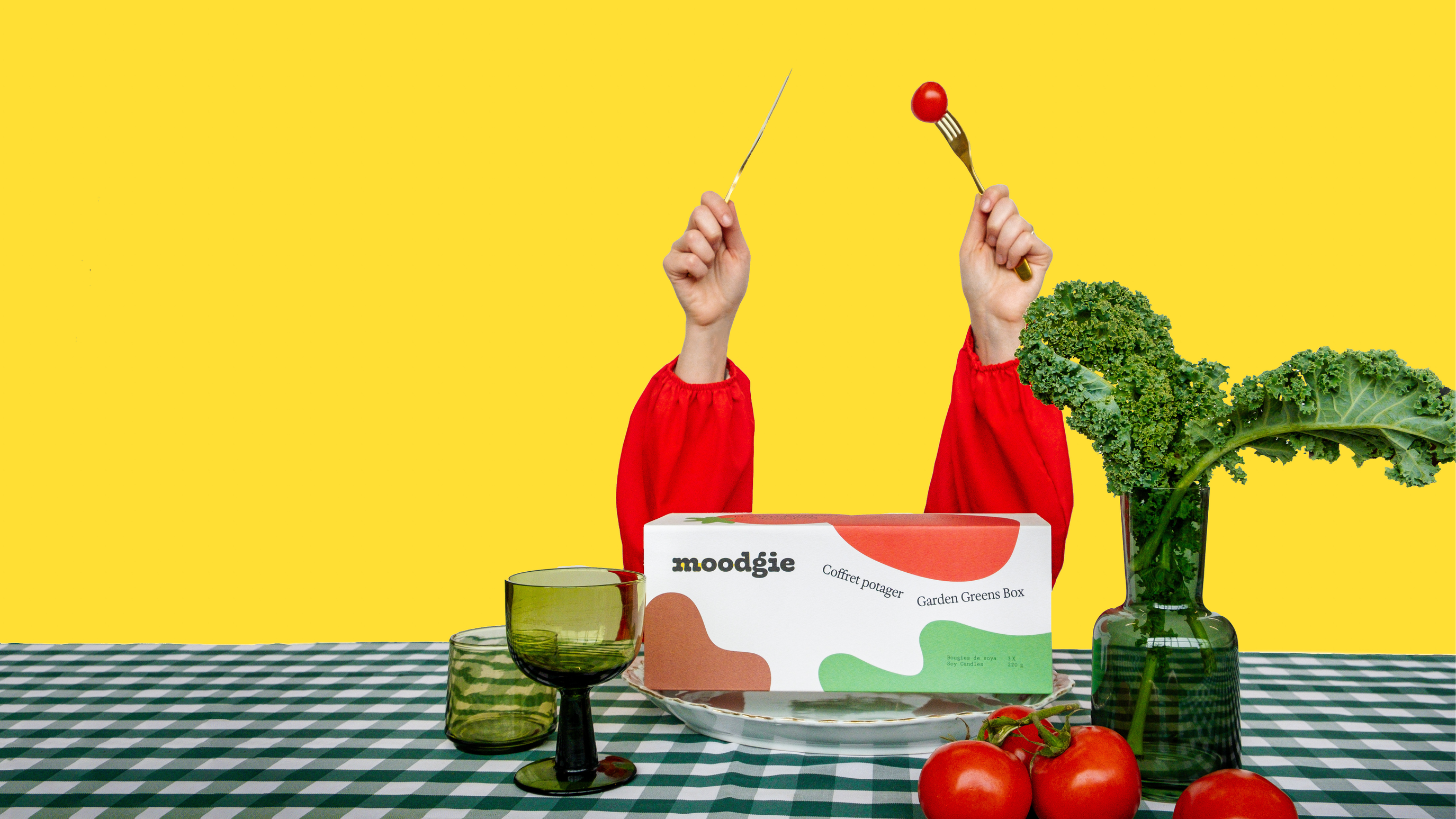 Les deux mains dans le jardin