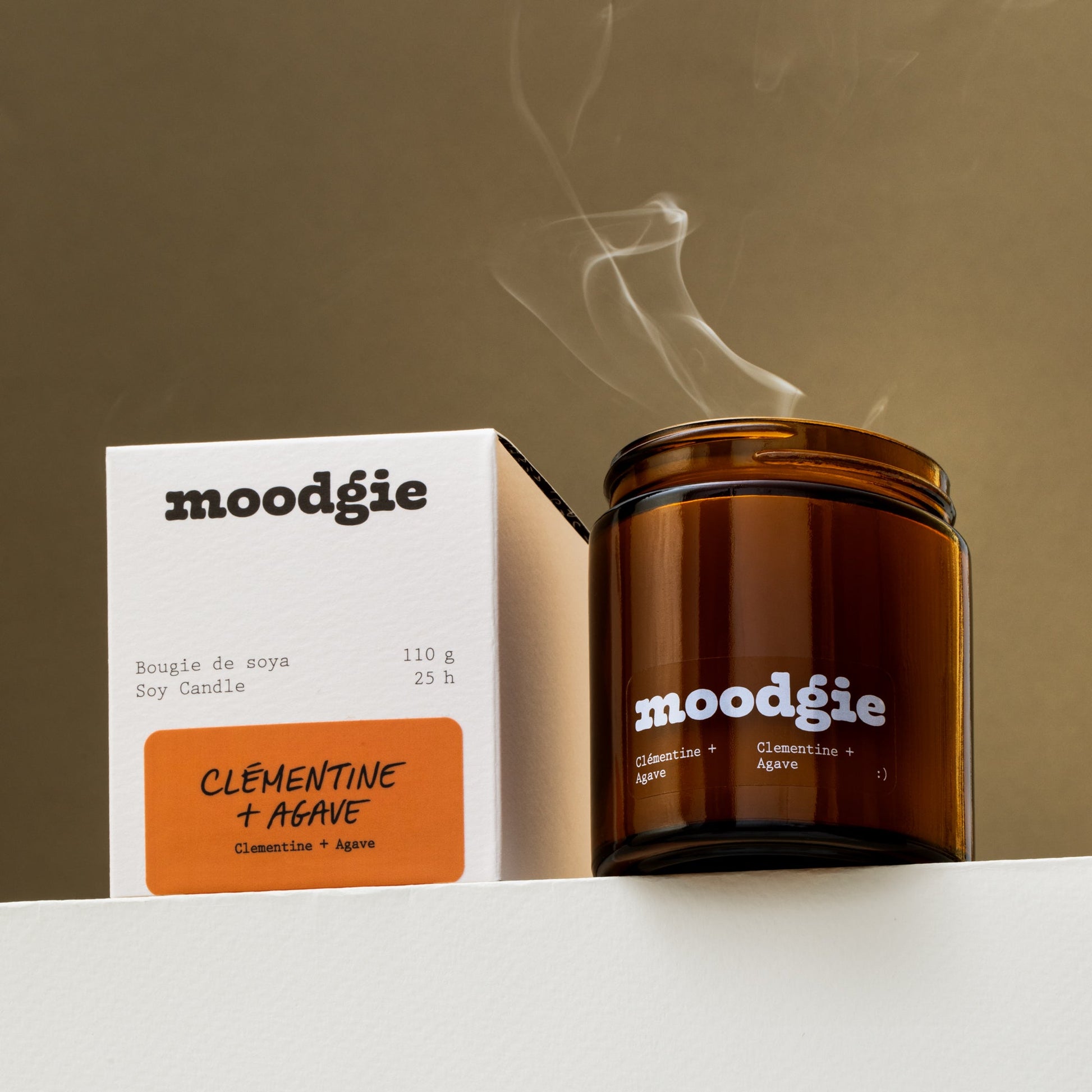 Bougie - Clémentine + Agave - Moodgie
