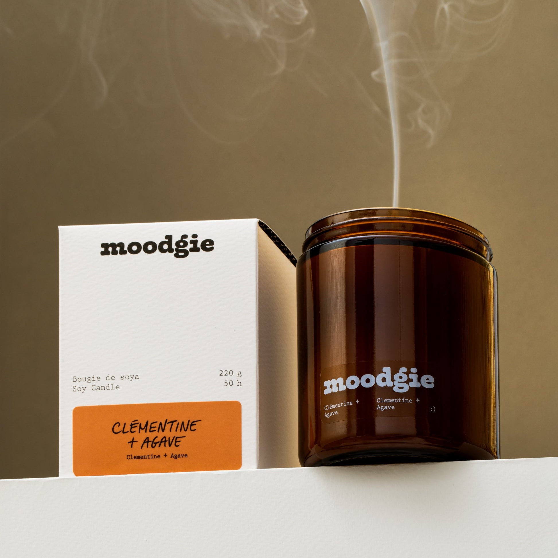 Bougie - Clémentine + Agave - Moodgie