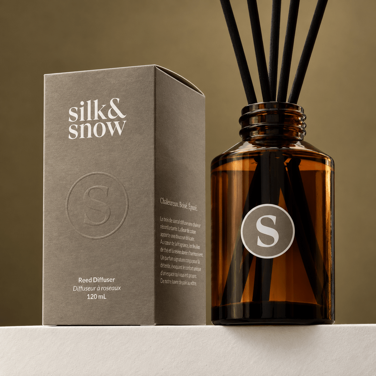 Diffuseur à roseaux - SILK & SNOW × MOODGIE - Moodgie