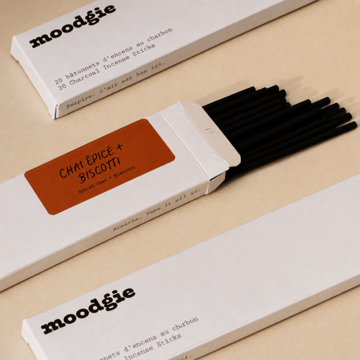 Encens - Chai épicé + Biscotti - Moodgie
