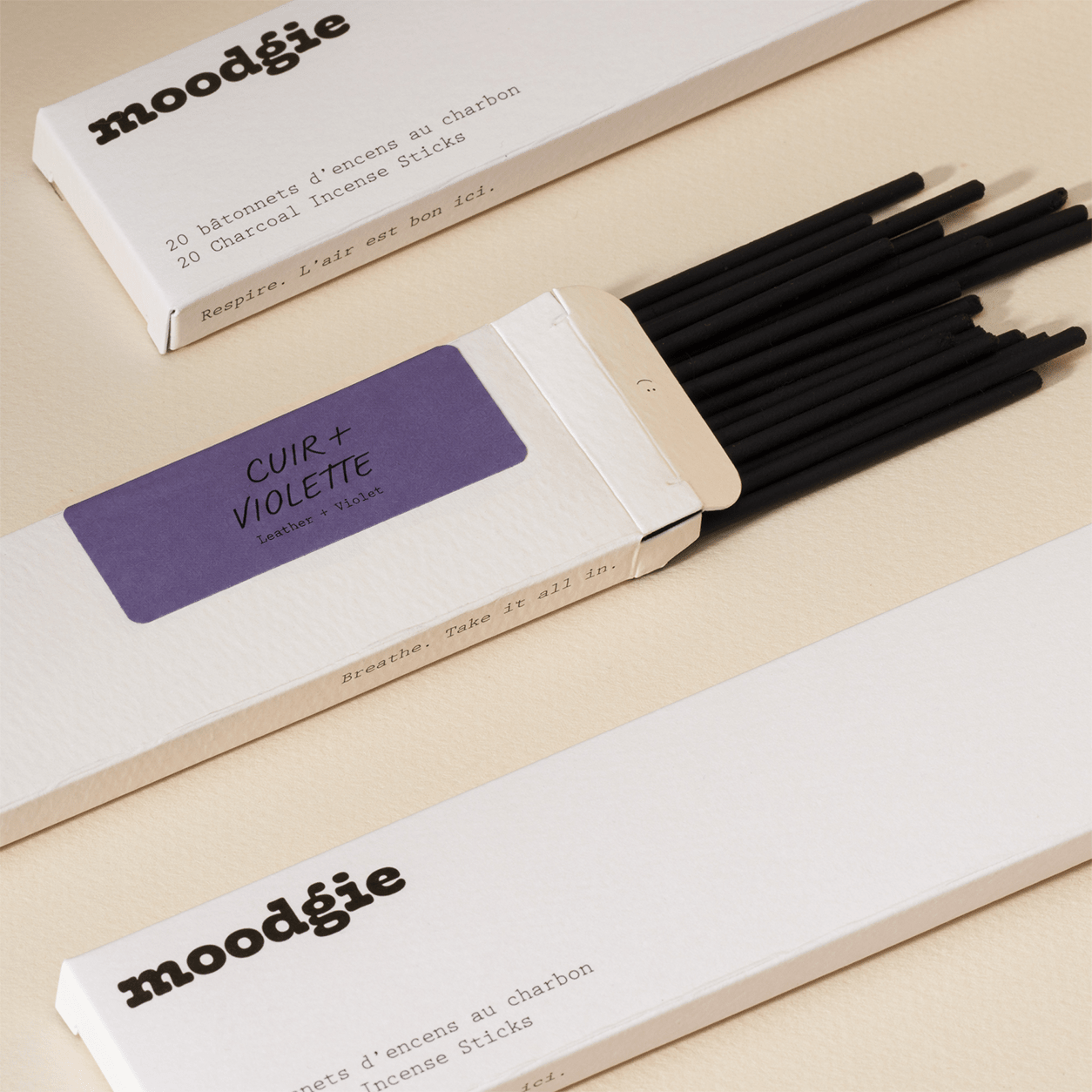 Encens - Cuir + Violette - Moodgie