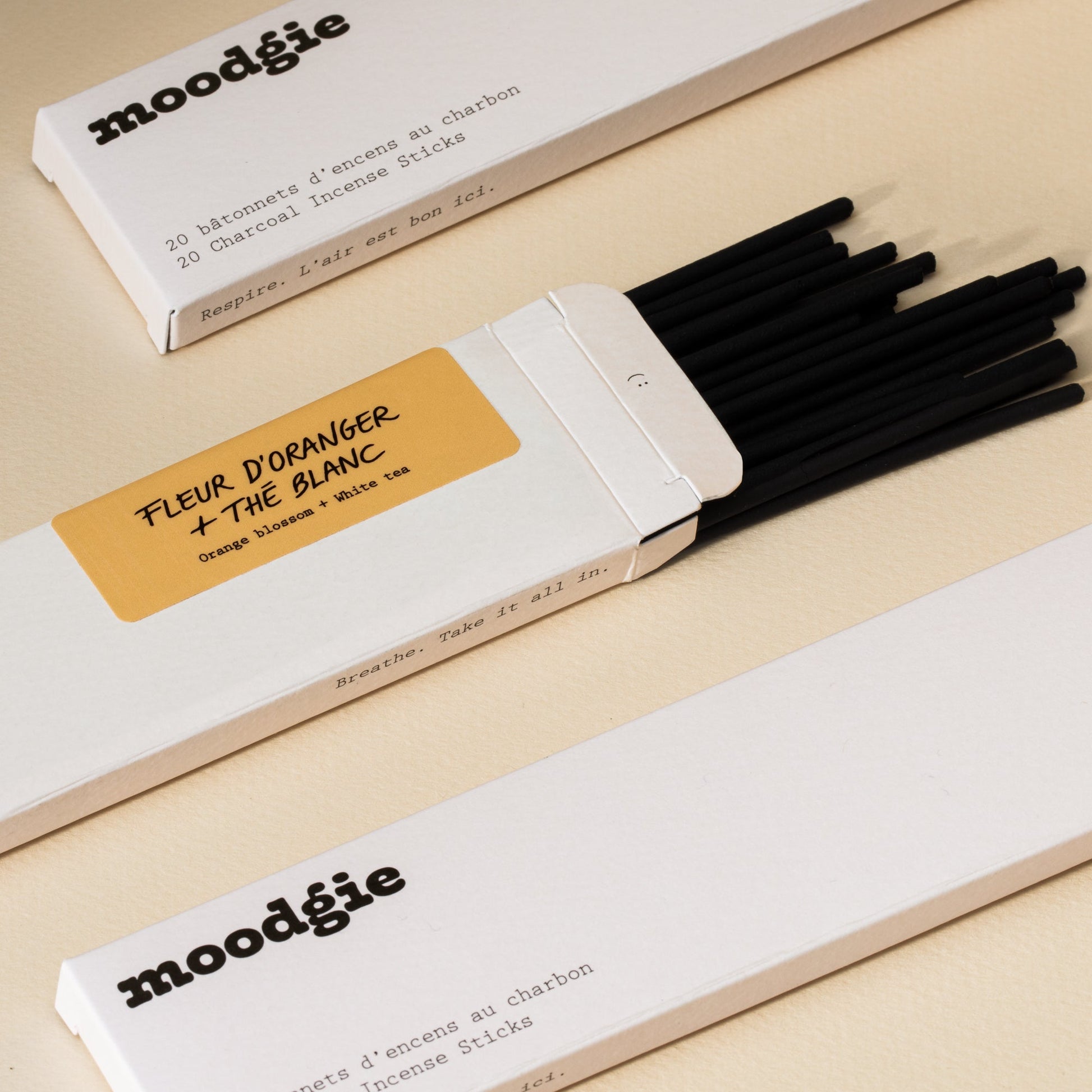 Encens - Fleur d'oranger + Thé blanc - Moodgie