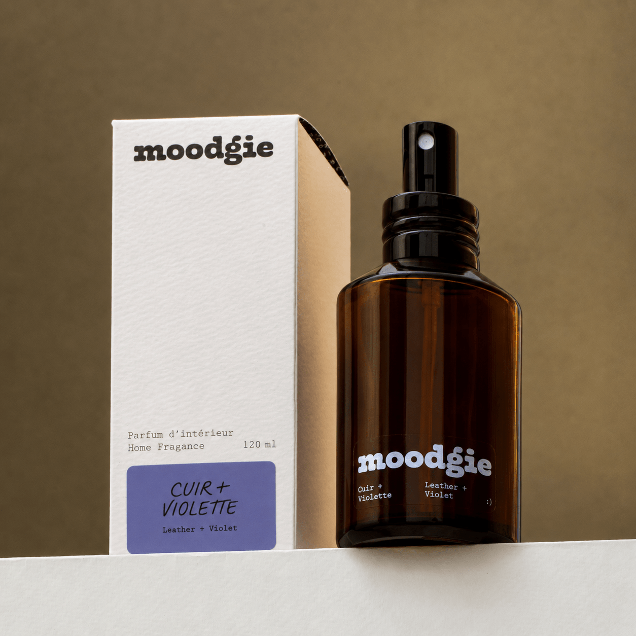 Parfum d'intérieur - Cuir + Violette - Moodgie