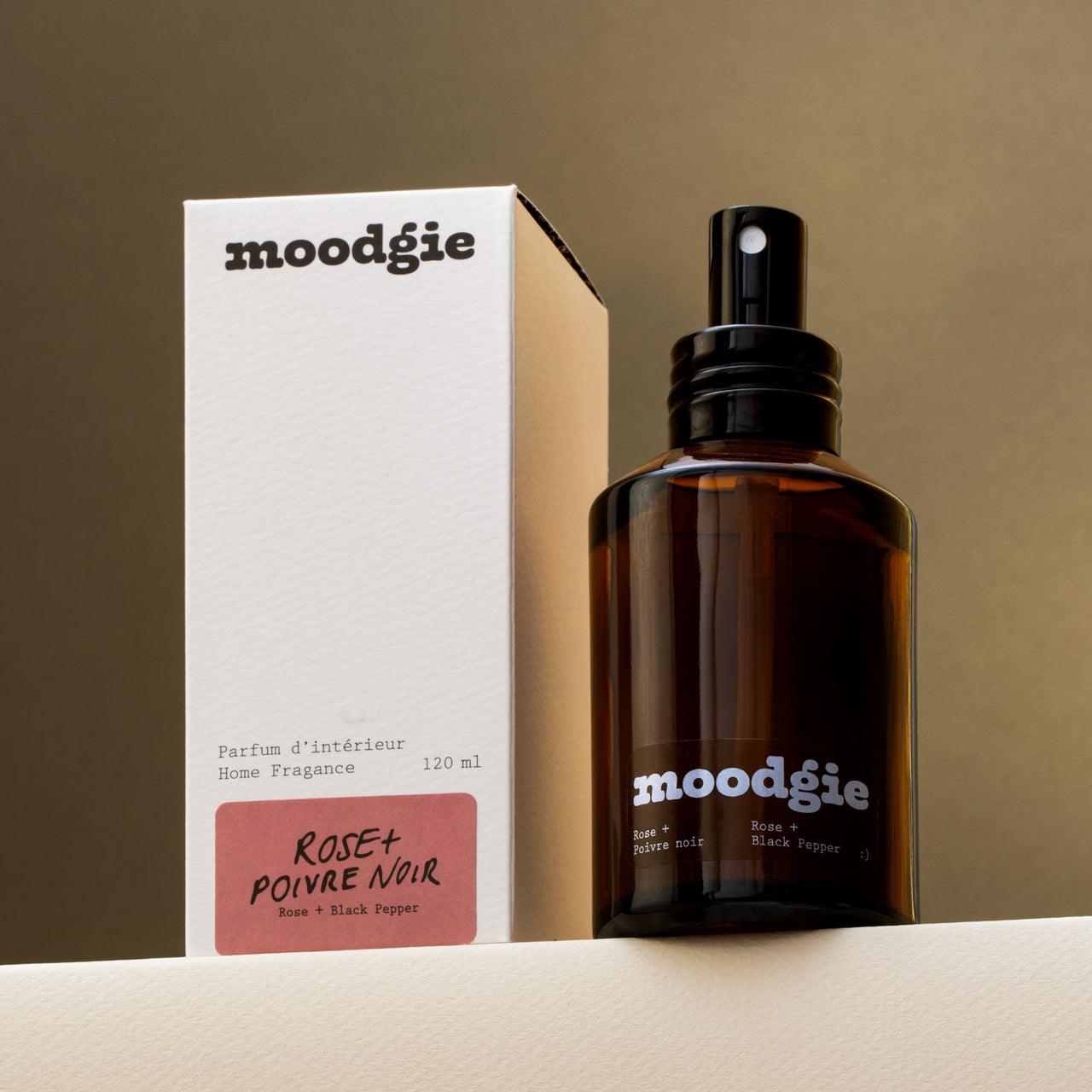 Parfum d'intérieur - Rose + Poivre noir - Moodgie
